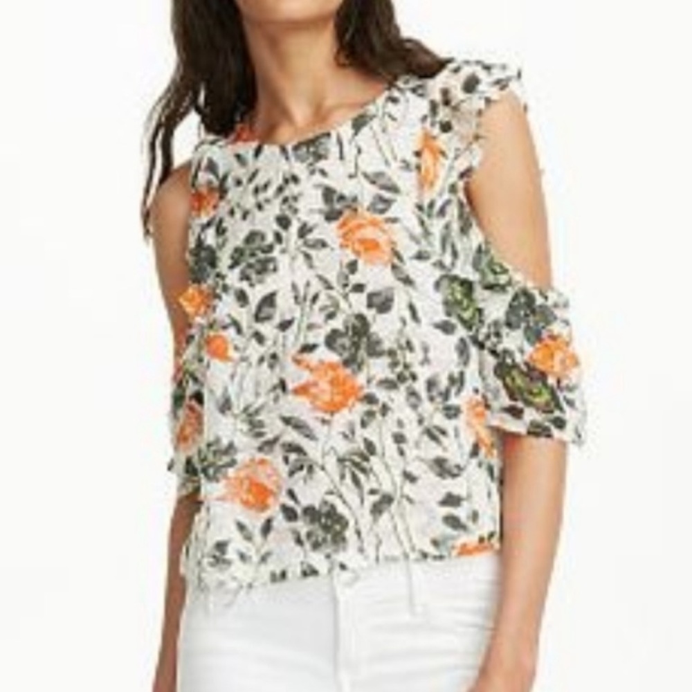 Club Monaco cold shoulder hamisi top size S